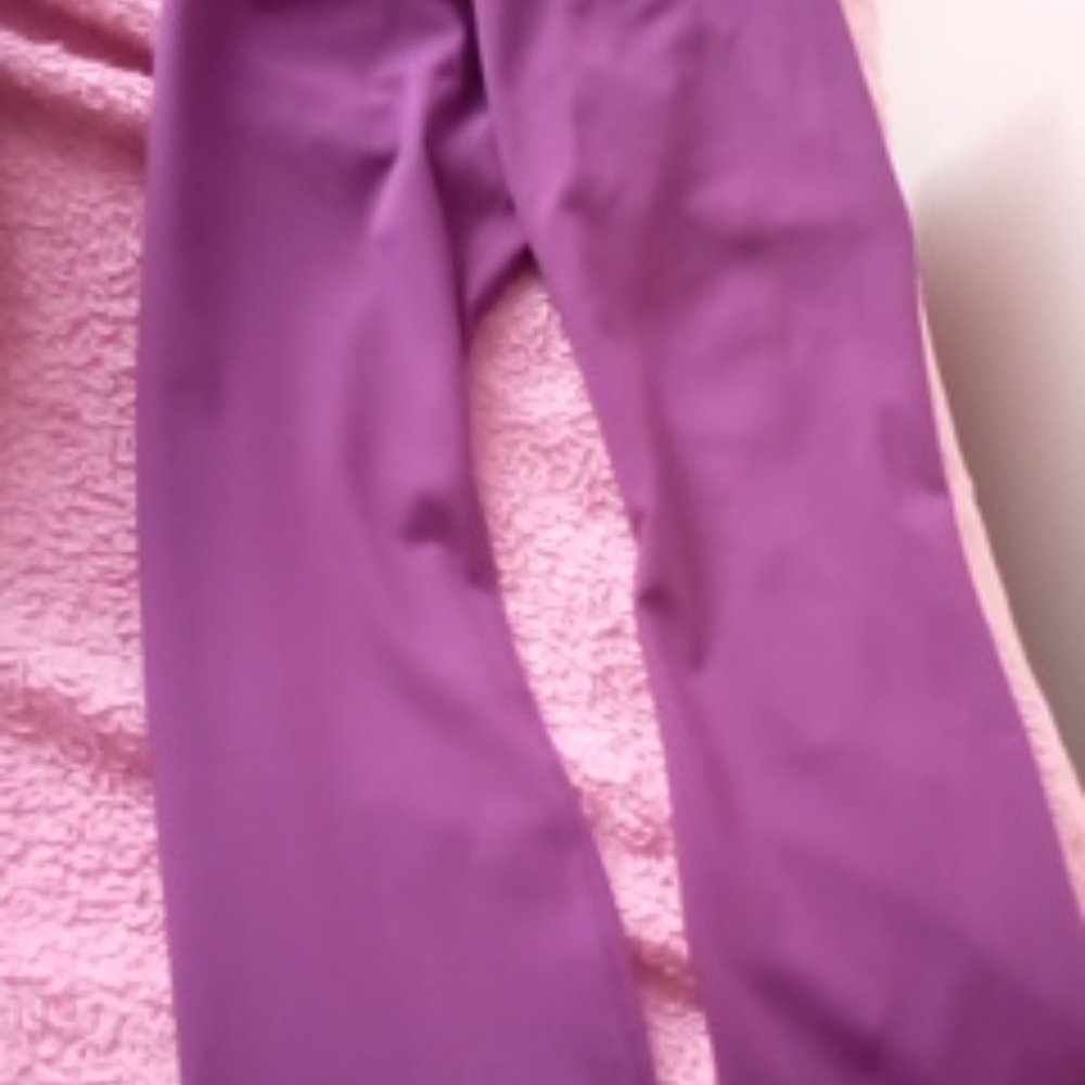 Unworn Purple and Grey leggings - Picture 2 of 6